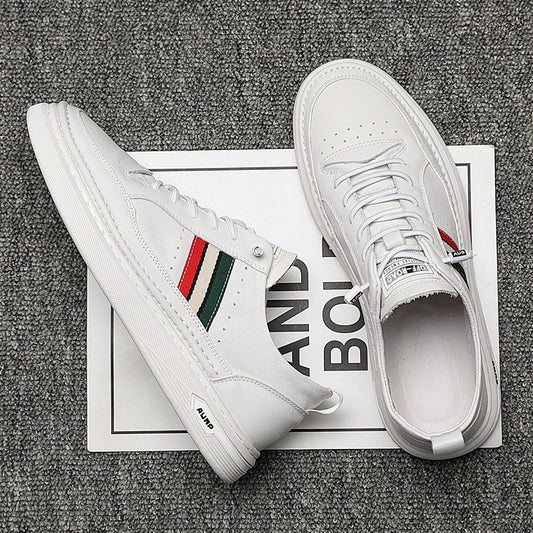 Summer Breathable Student Trend Small White Lazy Inner Increase Casual Shoes