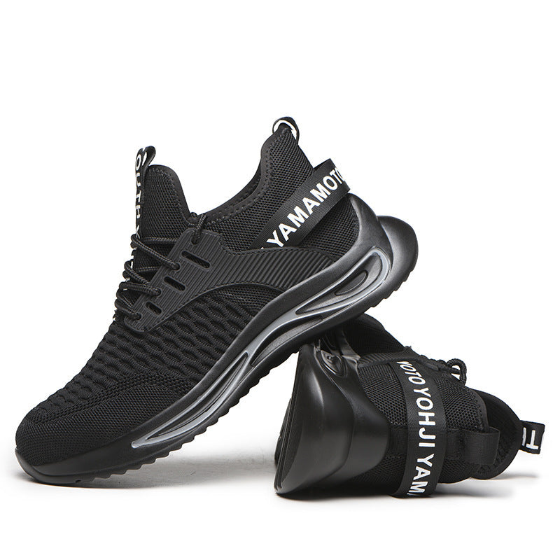 Ultra-light Steel Toe Anti-piercing Work Shoes Black