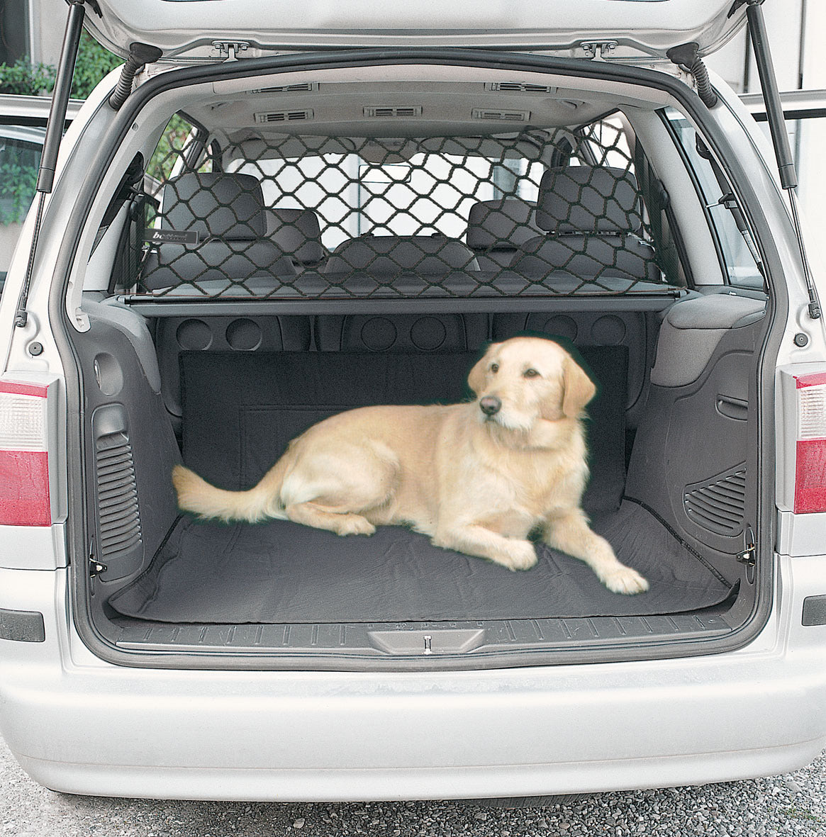 Dog Protective Net Car Isolation Fence Pet Obstacle Filter Trunk Isolation Blocking Net Hatchback Black 120cm 70cm