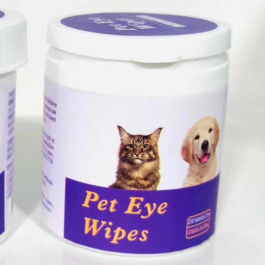3-in-1 Pet Finger Wet Wipes For Dogs & CatsTeeth Cleaning Wipes, Breath Freshener DentalFinger Wipes Soft, For Eyes, Ears, Dental CarePack Of 50 3PCS