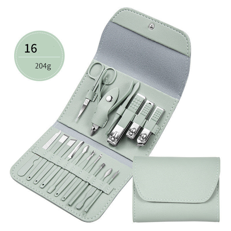 Professional Scissors Nail Clippers Set Ear Spoon Dead Skin Pliers Nail Cutting Pliers Pedicure Knife Nail Groove Trimmers 13 Style