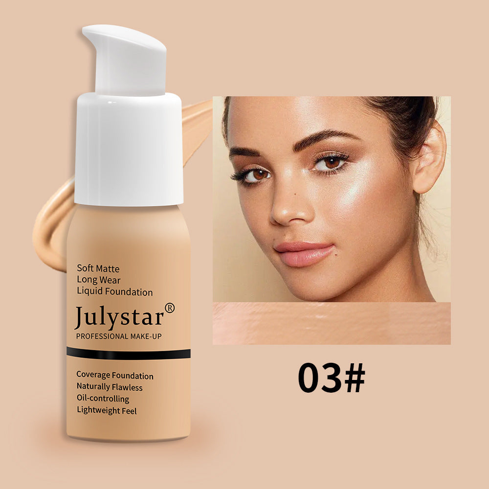 Waterproof Lasting Non Take Off Makeup Concealer Liquid Foundation Beauty Makeup Liquid foundation3