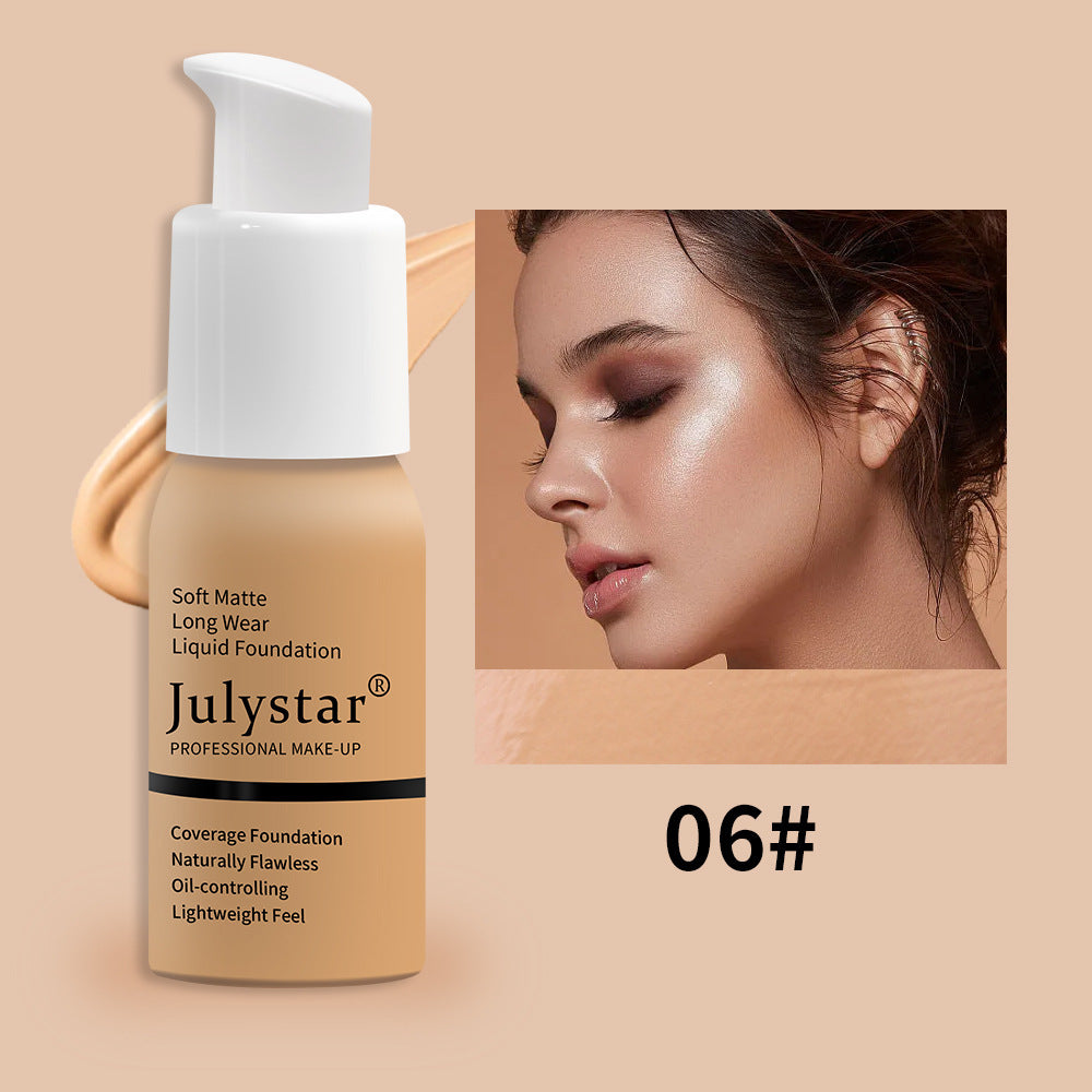 Waterproof Lasting Non Take Off Makeup Concealer Liquid Foundation Beauty Makeup Liquid foundation6