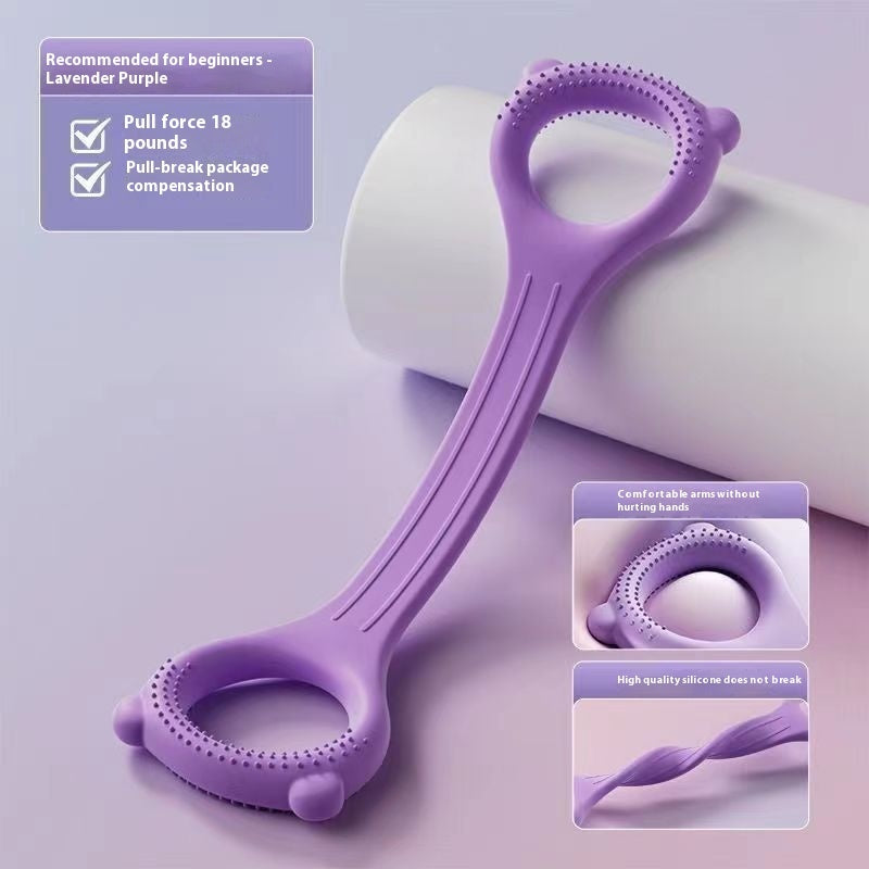 Yoga Elastic Band Eight-character Chest Expander Purple