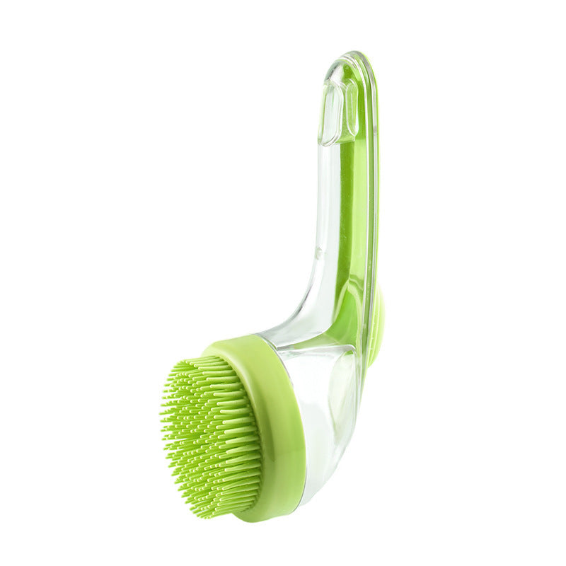 Dogs Cats Pets Brush Pet Bath Brush Cleaning Brushes Long Handle Shower Brush Pet Supplies Cat Dog Pet Grooming Comb For Pet Products Bath Brush Green ZY71