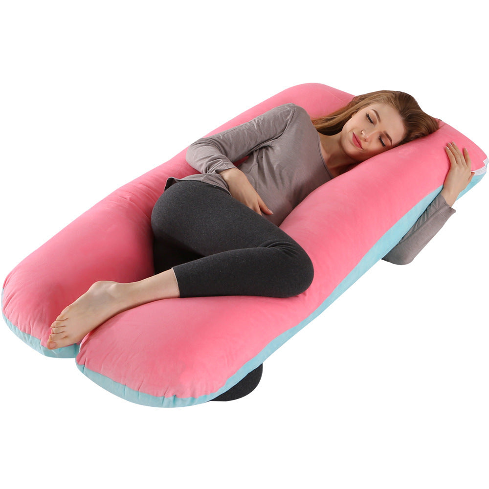 U-shape pillow 70x130cm S1 Pink blue