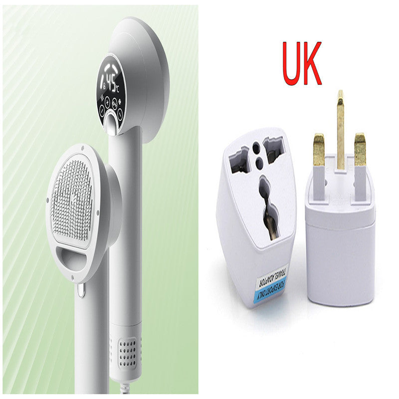 Smart Pet Hair Dryer Dog Golden Retriever Cat Grooming Hairdressing Blow & Comb Silent No Harm Pet Cleaning Supplies Pet Products White UK