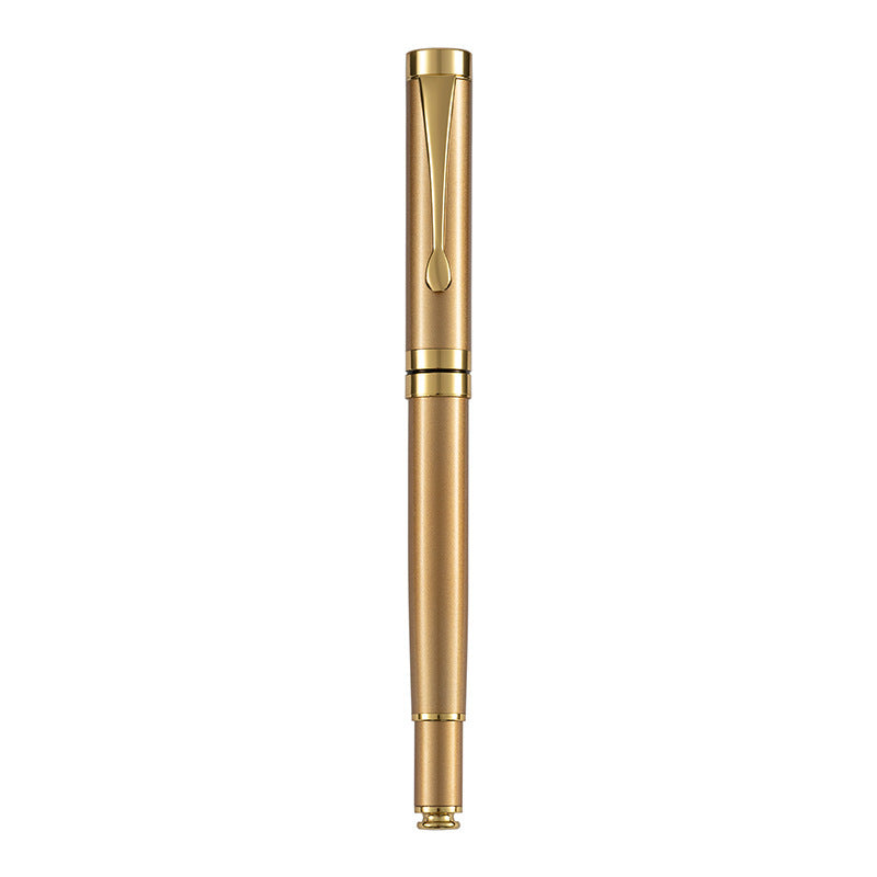 Metal 26 Pen Calligraphy Practice Ink Pen Advertising Gift Local Luxury Gold Clip