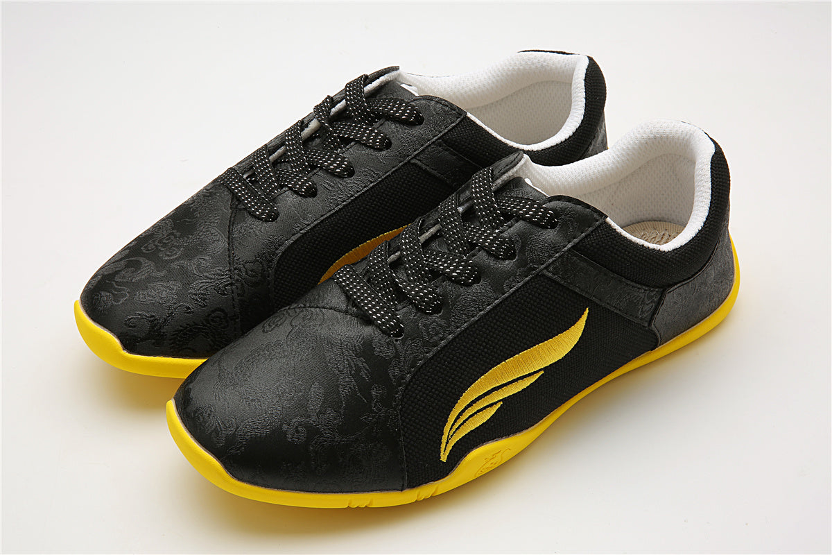 Martial Arts Training Shoes Super Light Breathable 3D Three-dimensional Soft Black