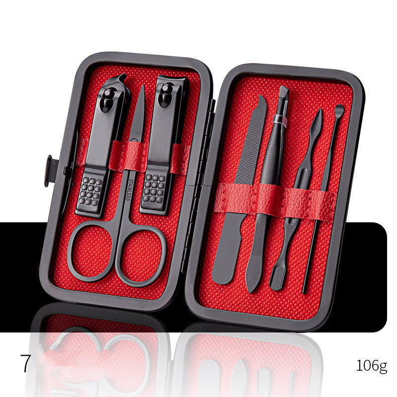 Professional Scissors Nail Clippers Set Ear Spoon Dead Skin Pliers Nail Cutting Pliers Pedicure Knife Nail Groove Trimmers 3 Style