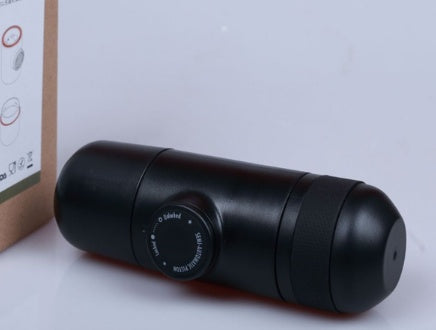Condensed portable mini coffee machine Black
