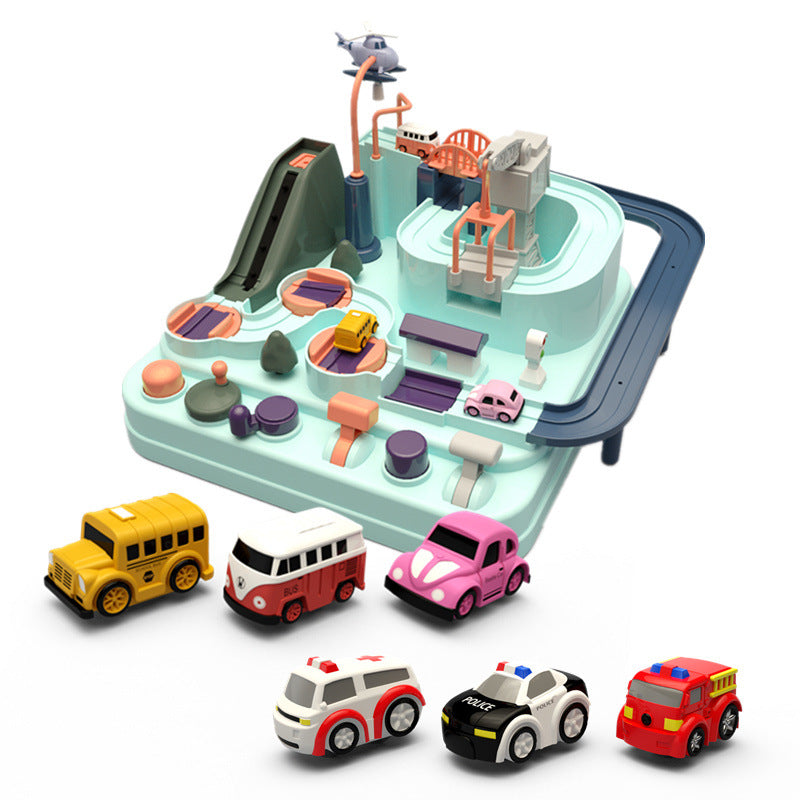 Kids Racing Rail Car Model Racing Educational Toys
